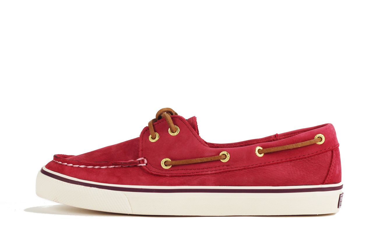 Sperry Topsider: Bahama Red Boat Shoe Red