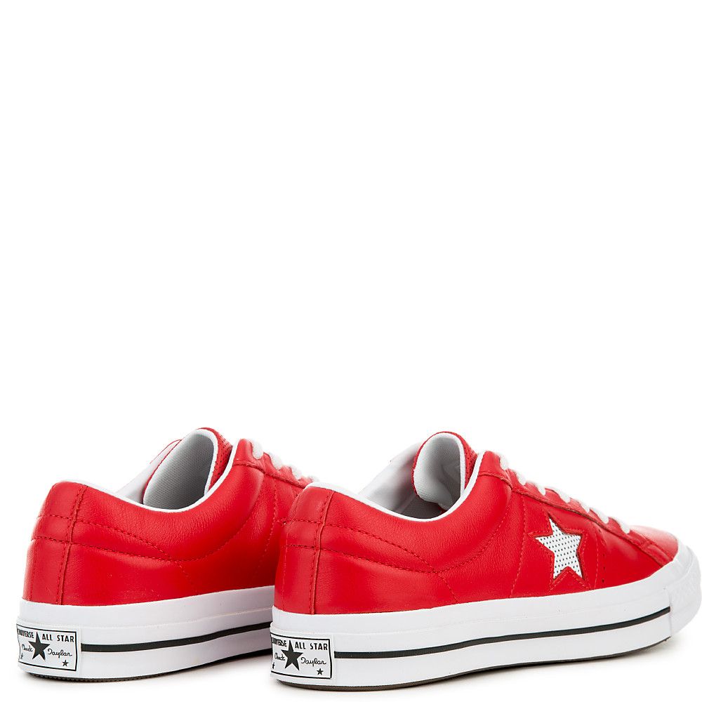Men's One Star Sneaker RED/WHITE 4 Men's One Star Sneaker RED/WHITE