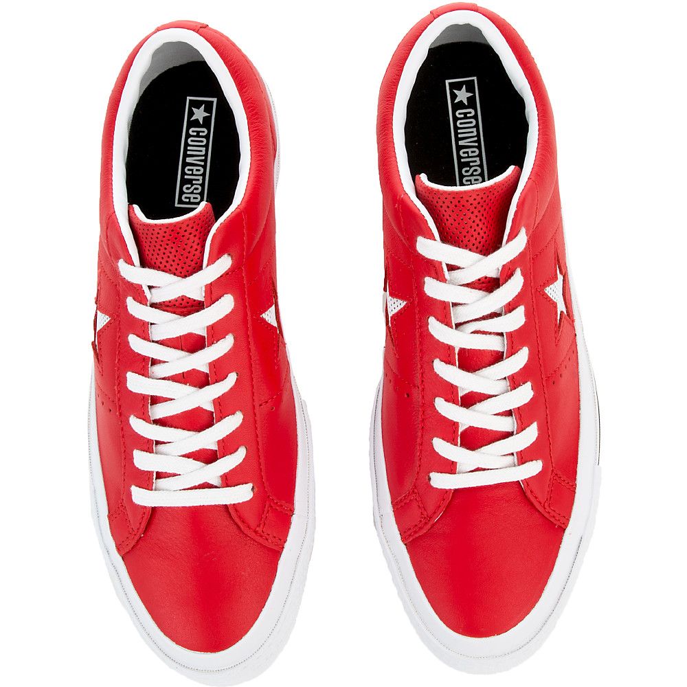 Men's One Star Sneaker RED/WHITE 6 Men's One Star Sneaker RED/WHITE
