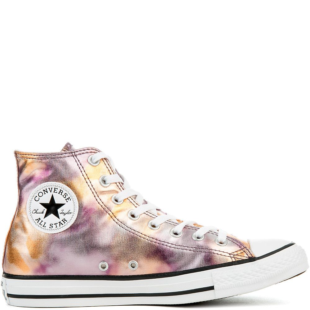 CTAS Metallic Canvas Sneaker dusk pink/black/white