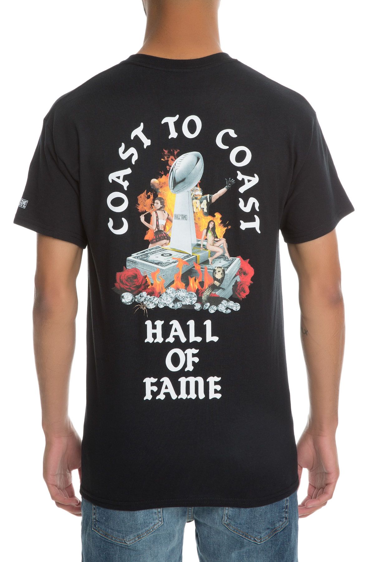 The Champs Tee in Black Black