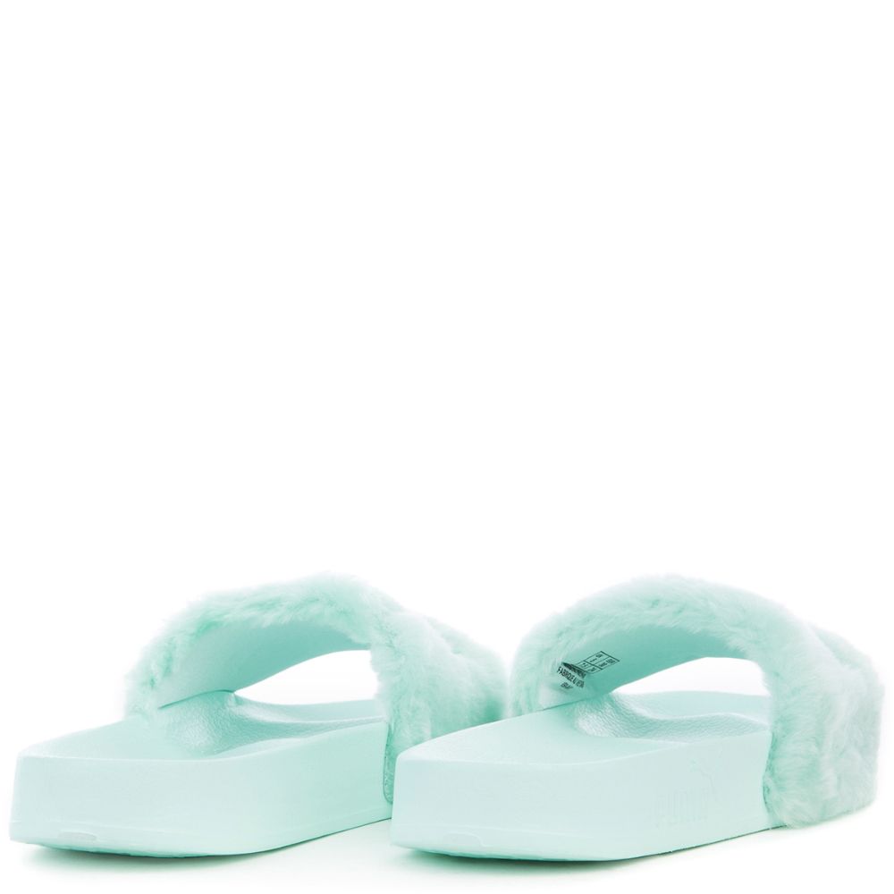 FENTY FUR SLIDES BAY-PUMA SILVER 4 FENTY FUR SLIDES BAY-PUMA SILVER