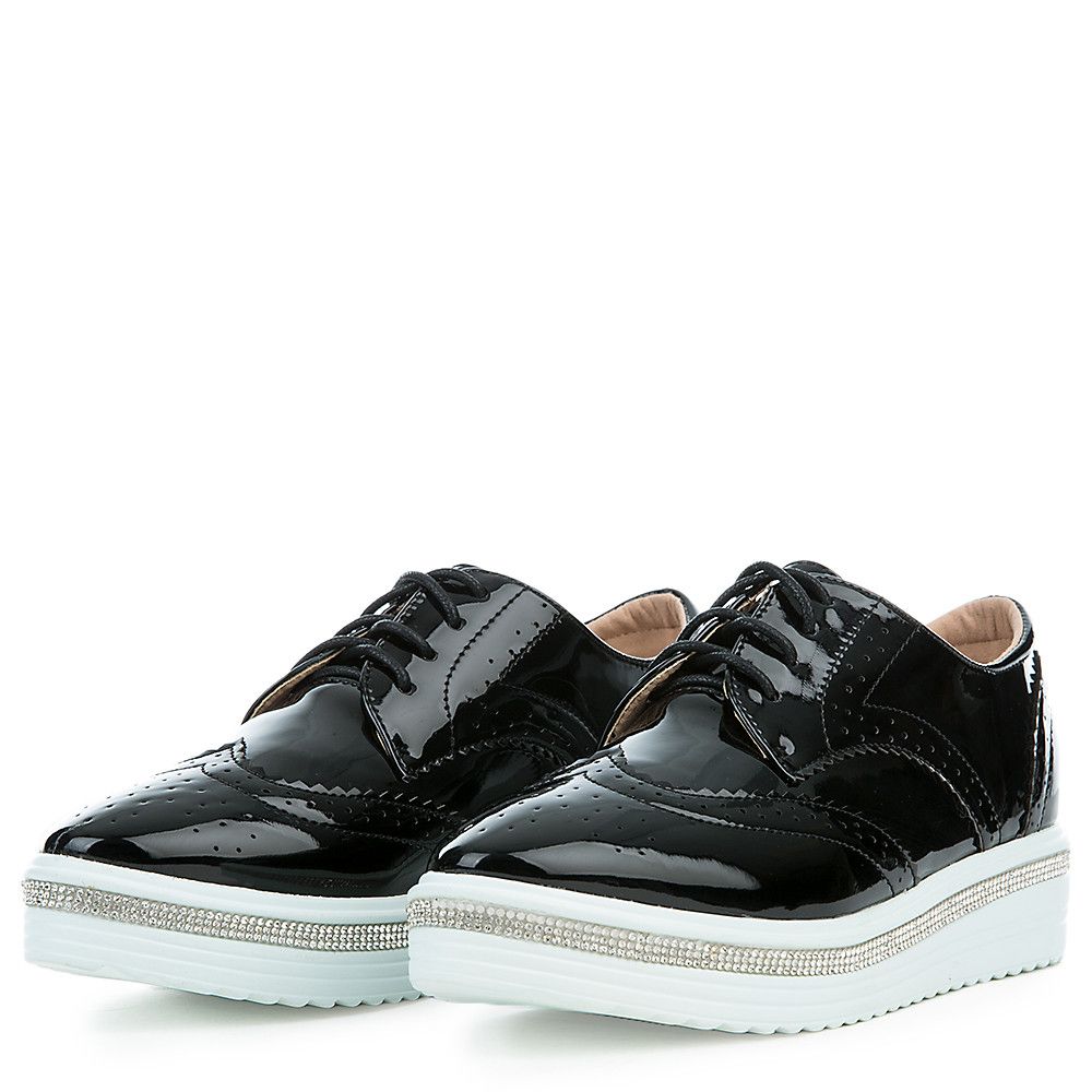 Krixie -1 Oxford Shoe BLACK 3 Krixie -1 Oxford Shoe BLACK