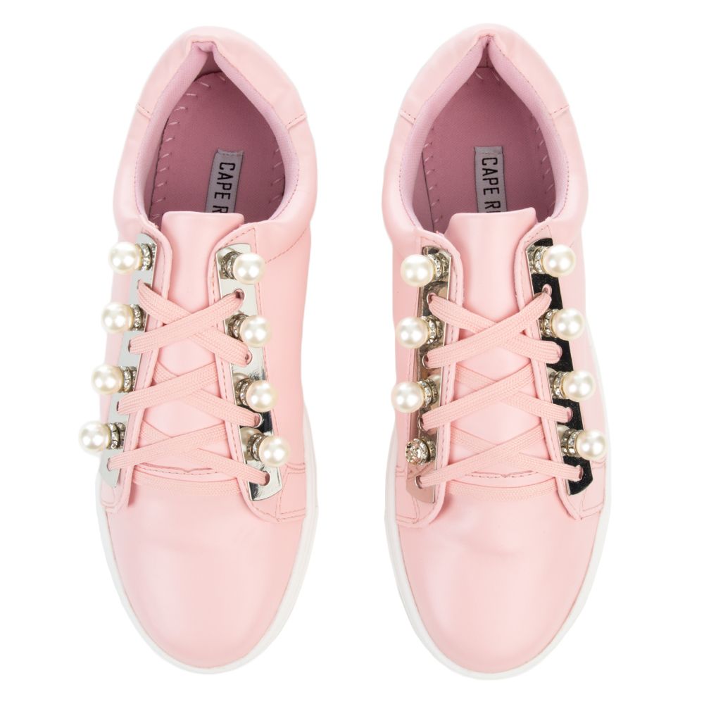 Cape Robbin Gwen-3 Pink Sneaker Pink