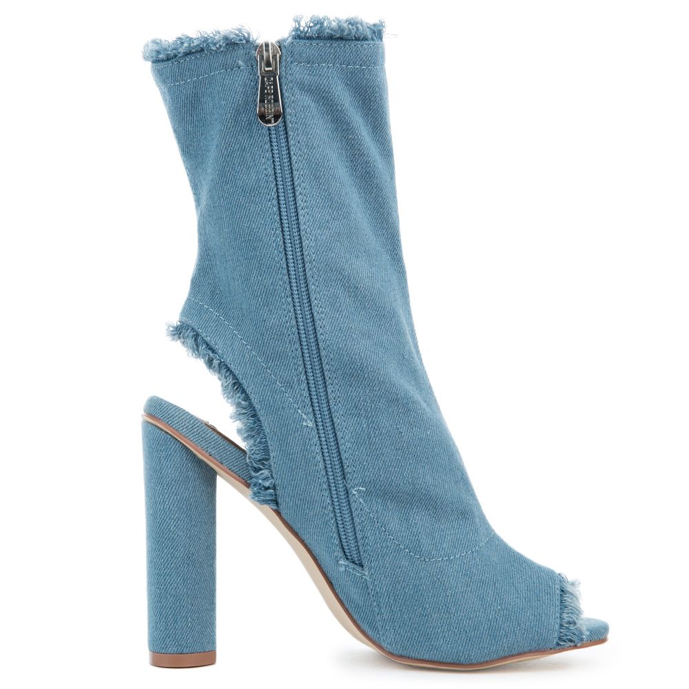 Connie-53 Blue Booties Denim