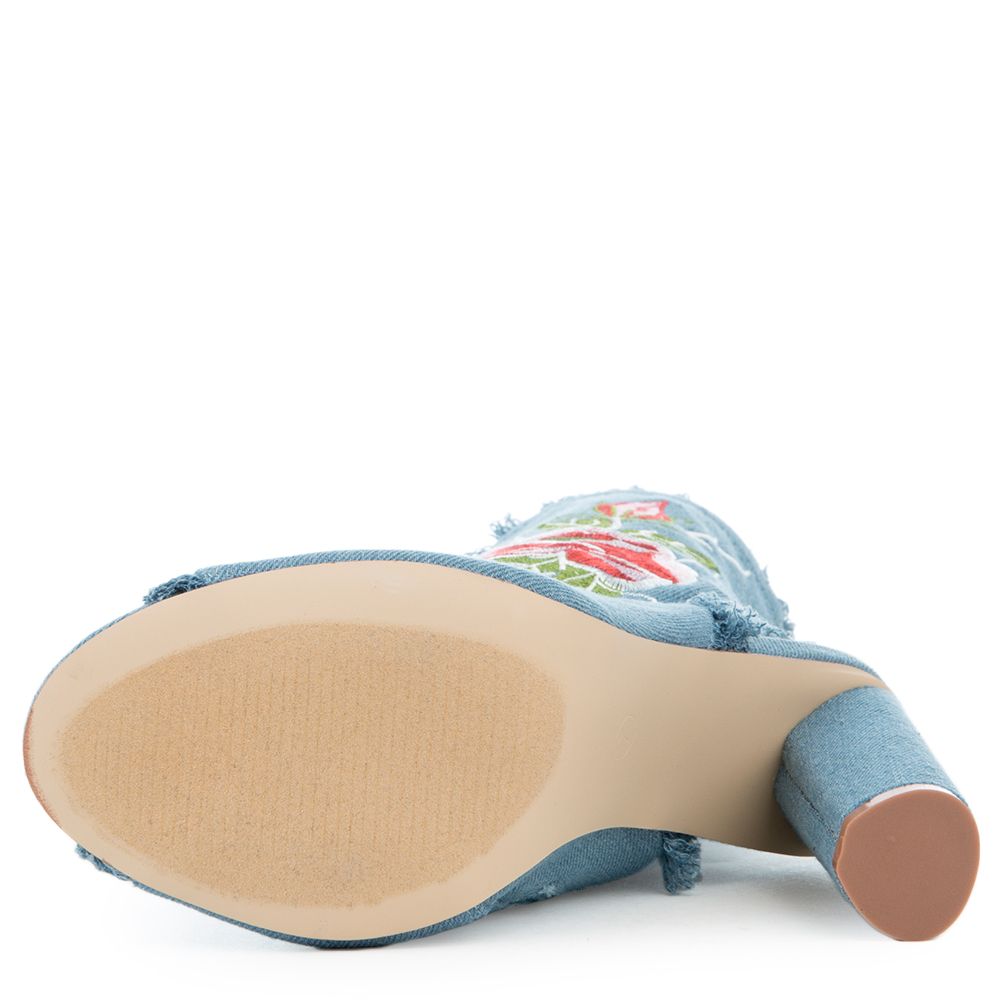 Connie-53 Blue Booties Denim 5 Connie-53 Blue Booties Denim