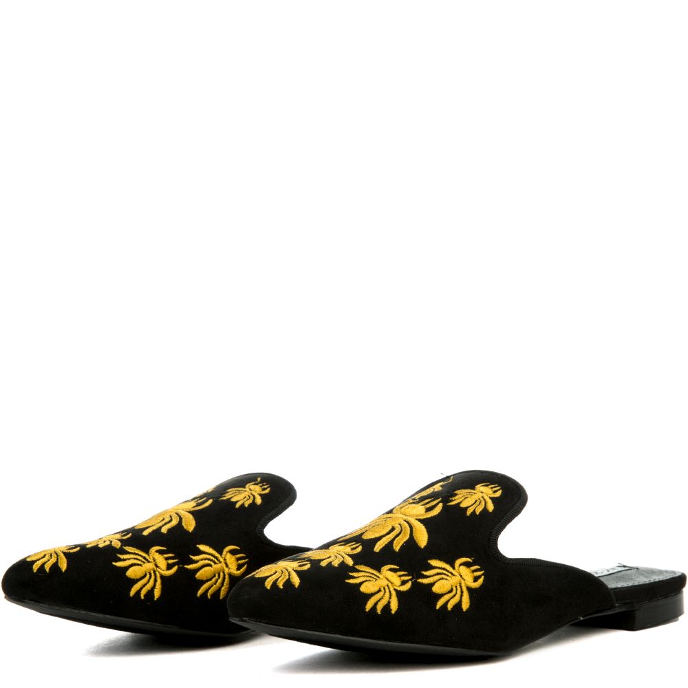 Cape Robbin Cell-18 Black Mules Black 4 Cape Robbin Cell-18 Black Mules Black