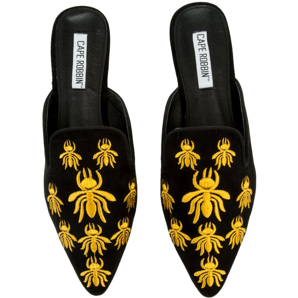 Cape Robbin Cell-18 Black Mules Black 6 Cape Robbin Cell-18 Black Mules Black