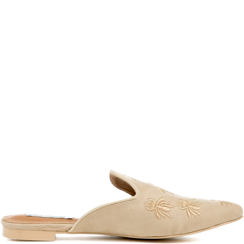 Cape Robbin Cell-18 Beige Mules Nude