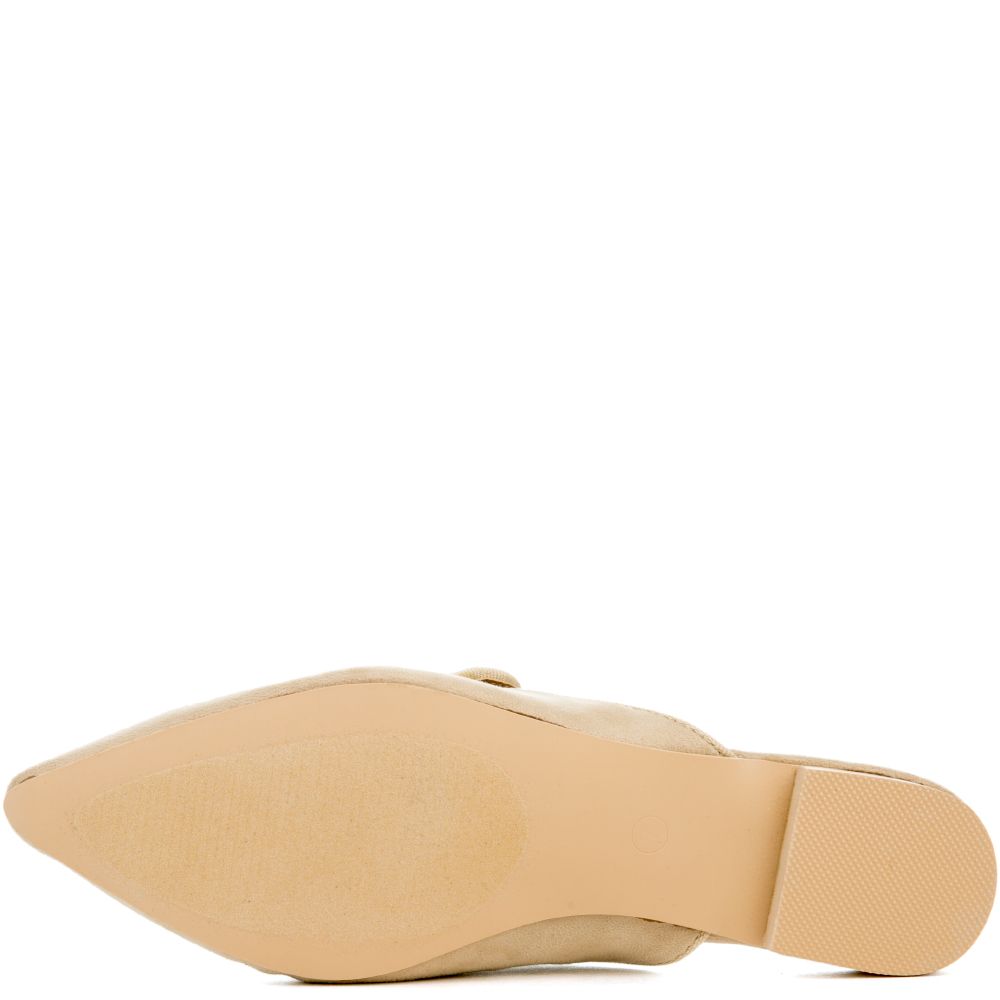 Cape Robbin Cell-18 Beige Mules Nude 3 Cape Robbin Cell-18 Beige Mules Nude