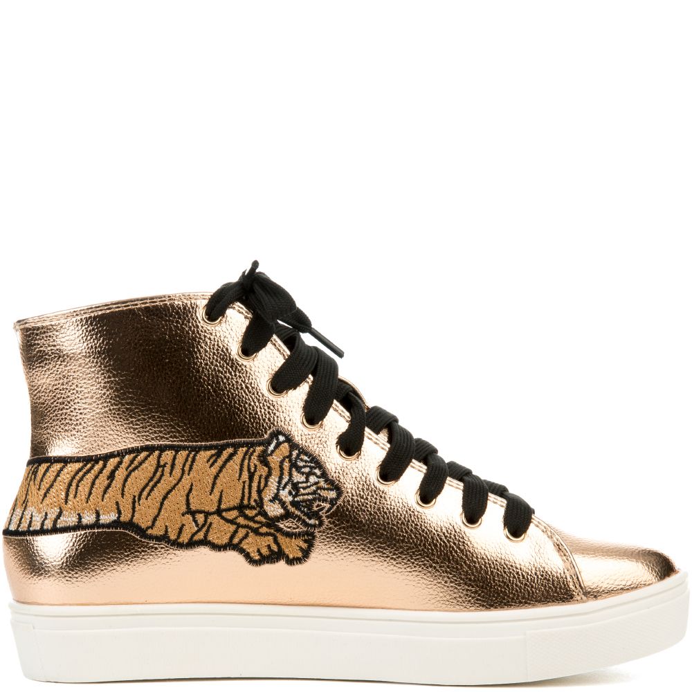 Cape Robbin Dolly-20 Pink Sneaker Rose Gold