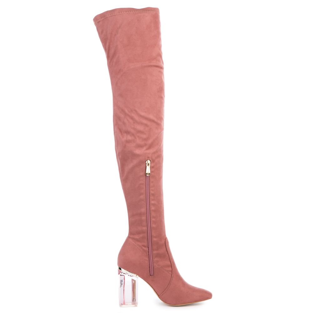 Cape Robbin Fay-2 High Heel Boot Red