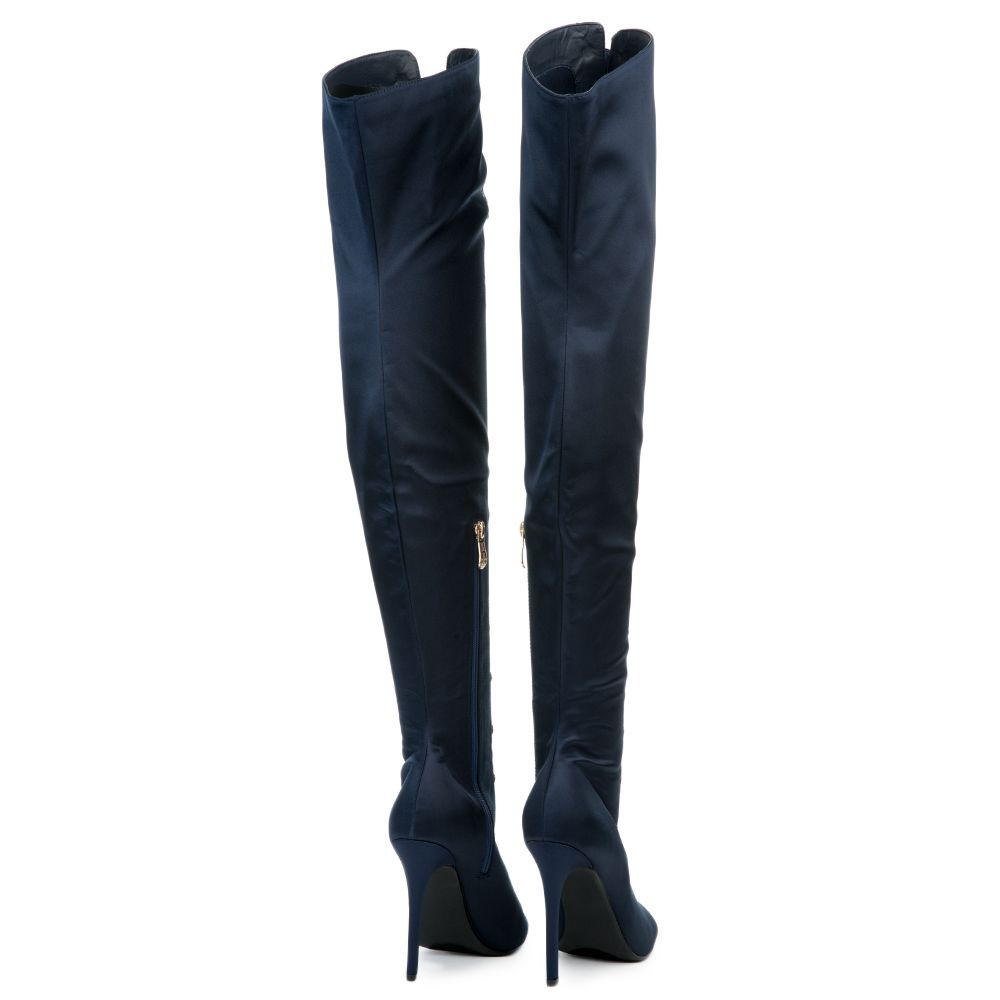 Cape Robbin Olga-26 Blue High Heel Boot Royal Blue 4 Cape Robbin Olga-26 Blue High Heel Boot Royal Blue