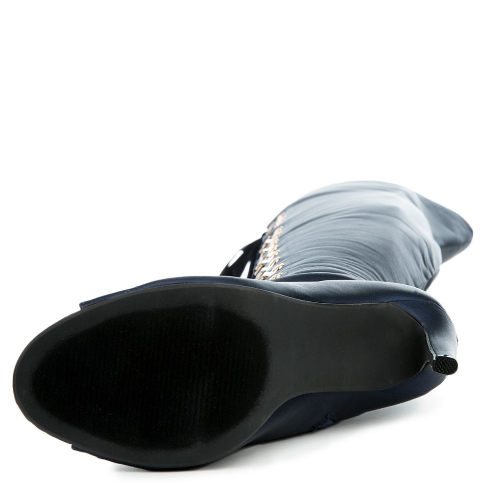 Cape Robbin Olga-26 Blue High Heel Boot Royal Blue 5 Cape Robbin Olga-26 Blue High Heel Boot Royal Blue