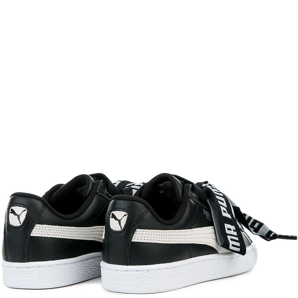 Women's Basket Heart De Sneakers PUMA BLACK/PUMA WHITE 4 Women's Basket Heart De Sneakers PUMA BLACK/PUMA WHITE