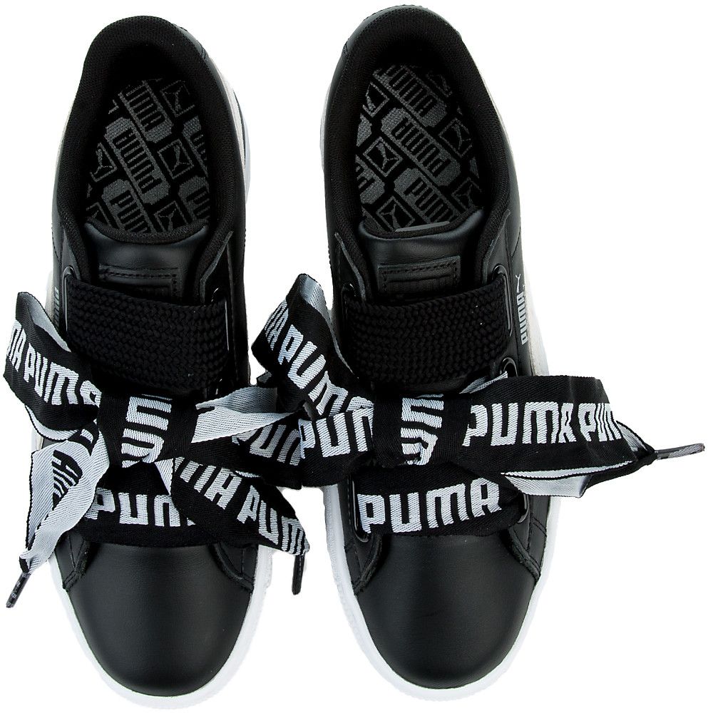 Women's Basket Heart De Sneakers PUMA BLACK/PUMA WHITE 6 Women's Basket Heart De Sneakers PUMA BLACK/PUMA WHITE