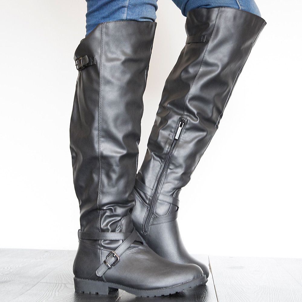 Laredo-010K Knee High Boot Black