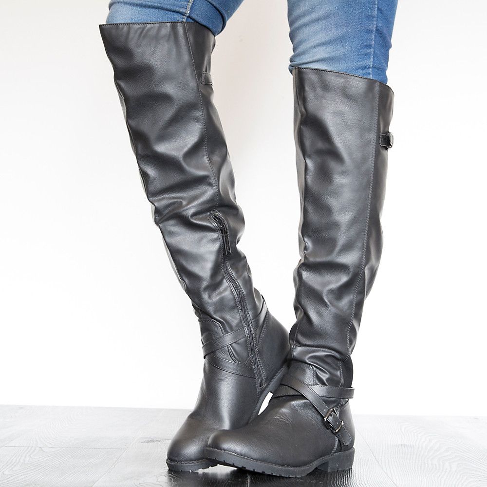 Laredo-010K Knee High Boot Black 4 Laredo-010K Knee High Boot Black