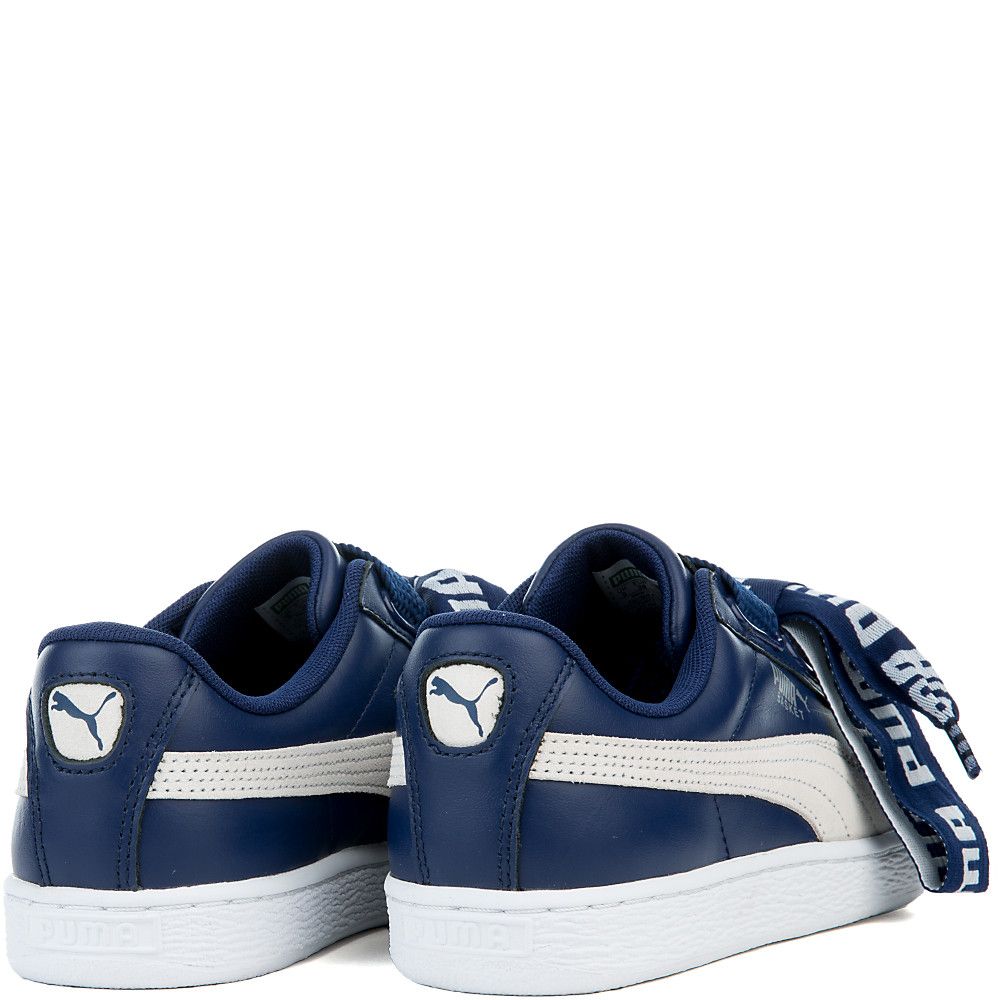 Women's Basket Heart De Sneakers BLUE DEPTHS PUMA WHITE 4 Women's Basket Heart De Sneakers BLUE DEPTHS PUMA WHITE
