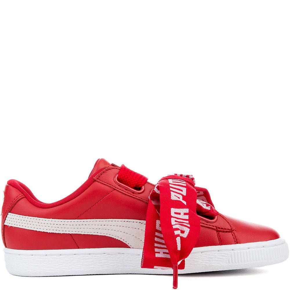 Women's Basket Heart De Sneakers TOREADOR/PUMA WHITE