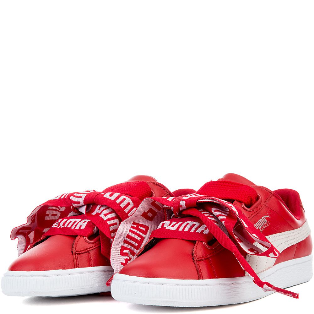 Women's Basket Heart De Sneakers TOREADOR/PUMA WHITE 3 Women's Basket Heart De Sneakers TOREADOR/PUMA WHITE