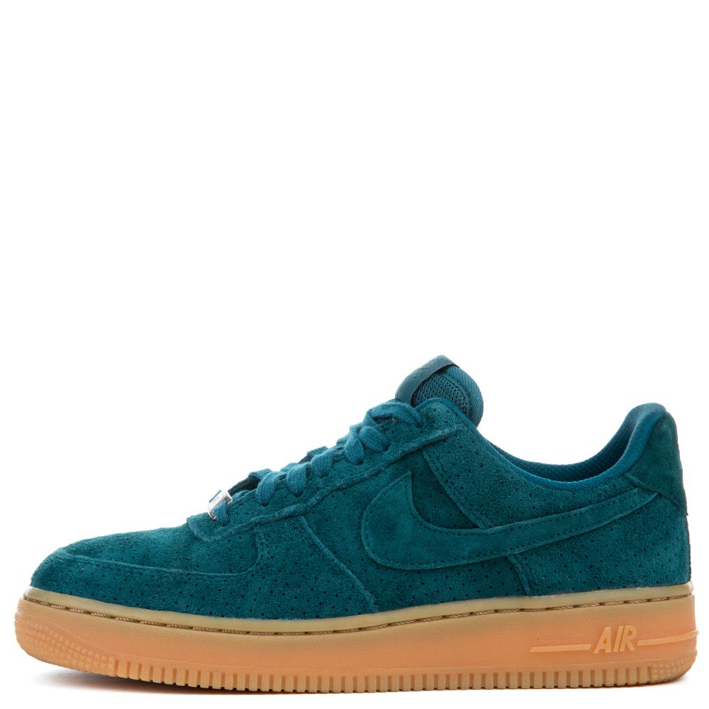 AIR FORCE 1 07 SUEDE TEAL/GUM MED BROWN/MTLC PEWTER/TEAL