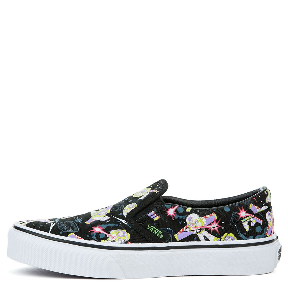 CLASSIC SLIP-ON TOYSTORY K (PS) BUZZ LIGHTYEAR/TRUE WHITE