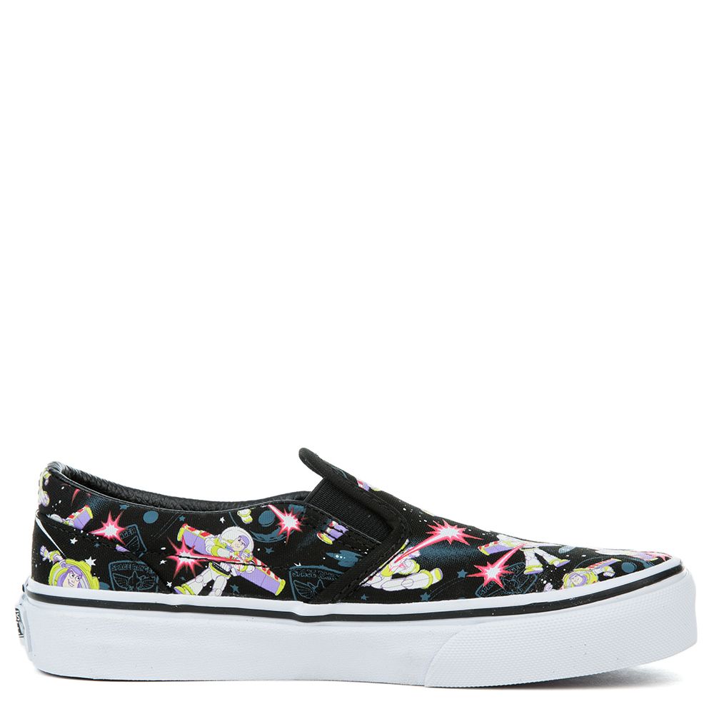 CLASSIC SLIP-ON TOYSTORY K (PS) BUZZ LIGHTYEAR/TRUE WHITE