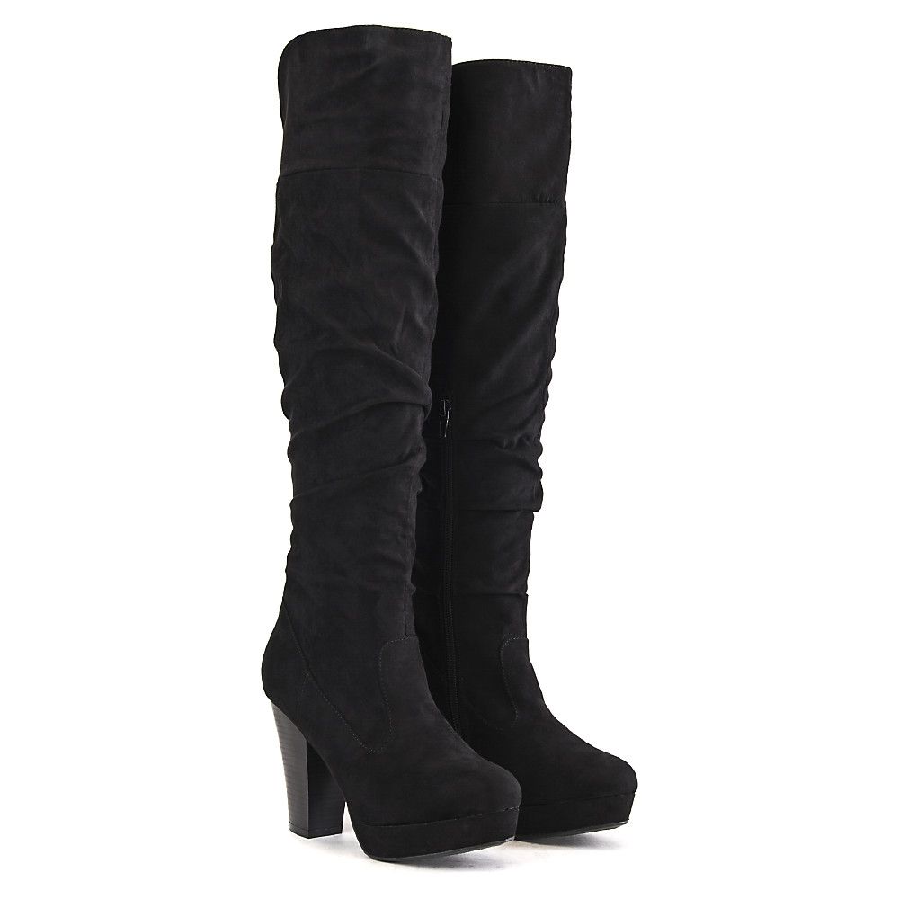 Huxley-13 Knee-High Boot BLACK 3 Huxley-13 Knee-High Boot BLACK