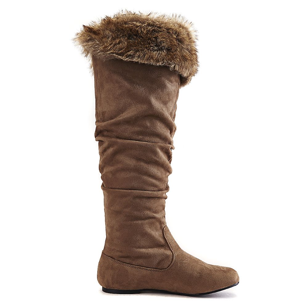 Kalisa-110 Knee-High Boot Taupe 3 Kalisa-110 Knee-High Boot Taupe