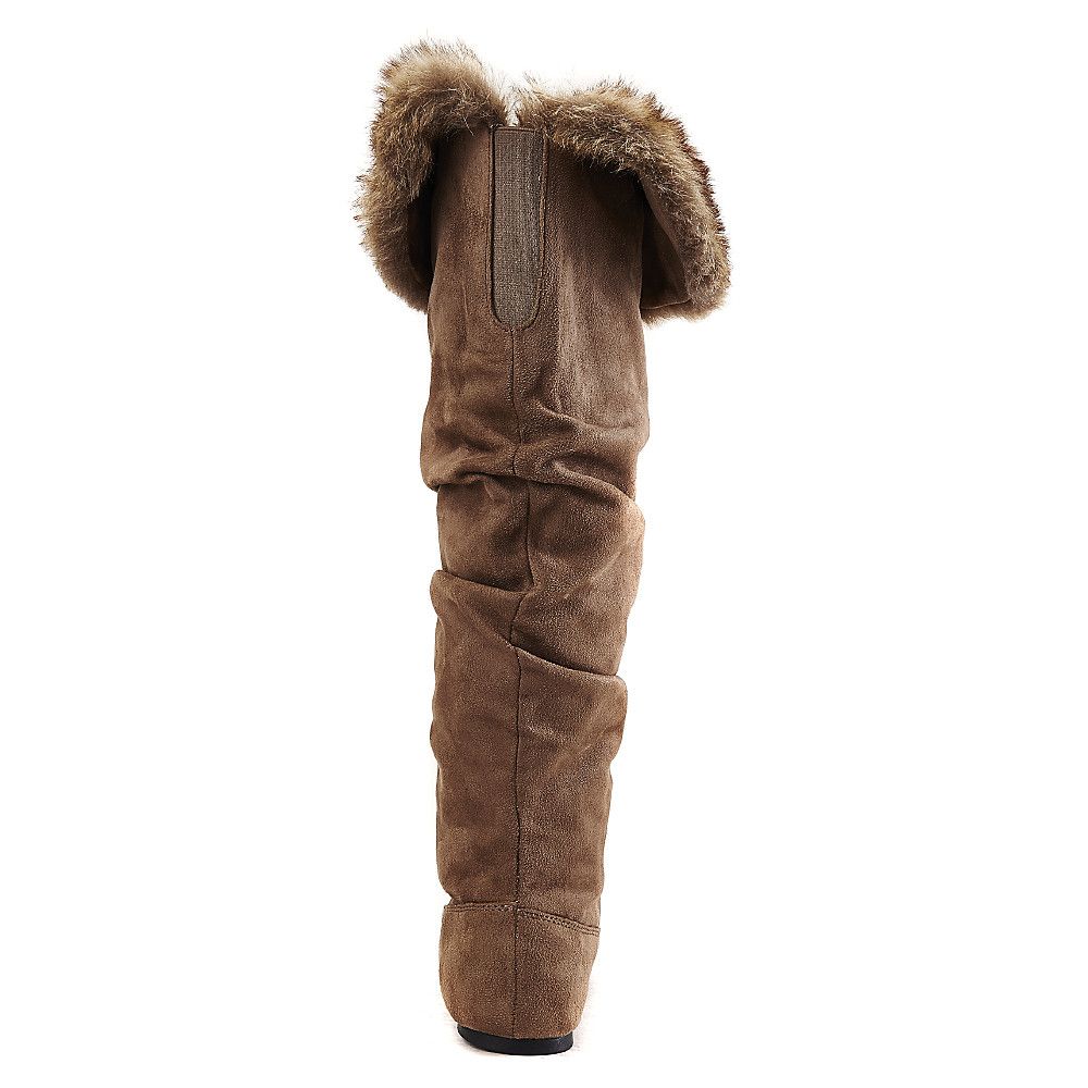 Kalisa-110 Knee-High Boot Taupe 4 Kalisa-110 Knee-High Boot Taupe