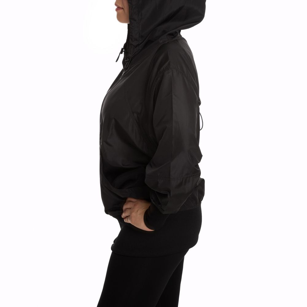 Nylon Windbreaker BLACK 3 Nylon Windbreaker BLACK