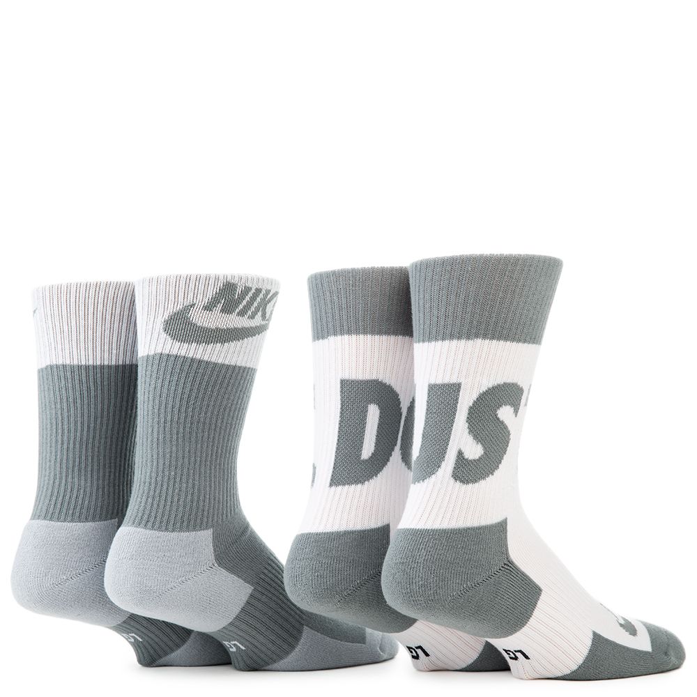 2 Pack HBR Crew Grey/White