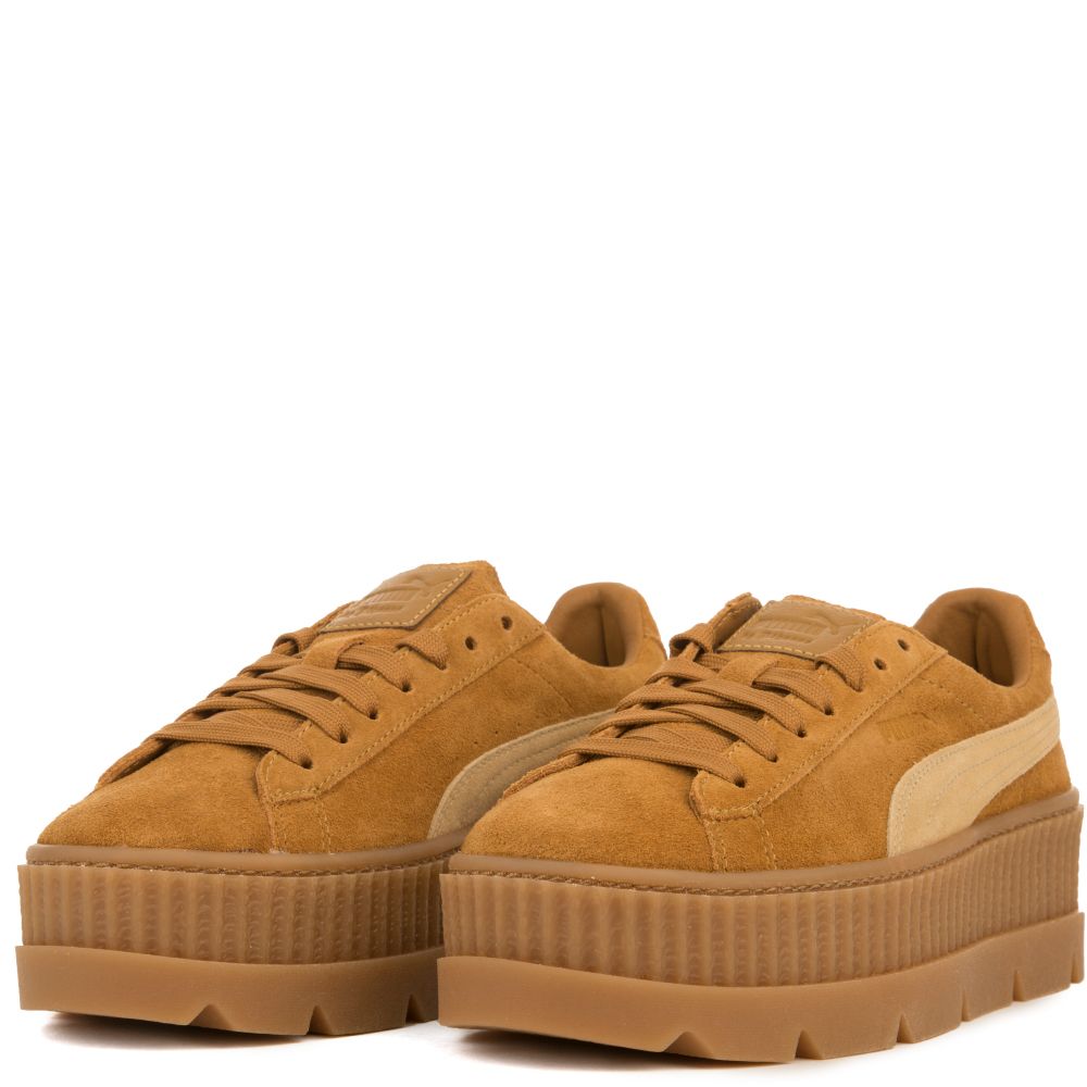 Women's Cleated Creeper Suede GOLDEN BROWN-LARK 3 Women's Cleated Creeper Suede GOLDEN BROWN-LARK