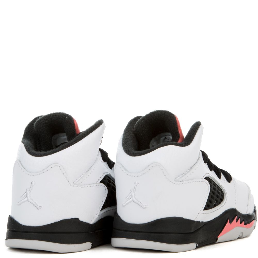 TODDLER JORDAN 5 RETRO WHITE/WHITE-SUNBLUSH-BLACK 4 TODDLER JORDAN 5 RETRO WHITE/WHITE-SUNBLUSH-BLACK