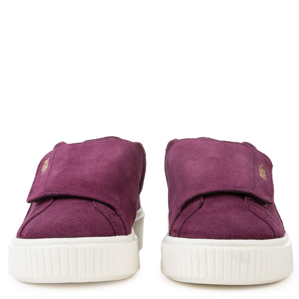 Suede Platform Strap Sneaker DARK PURPLE DARK PURPLE MARSHMALLOW