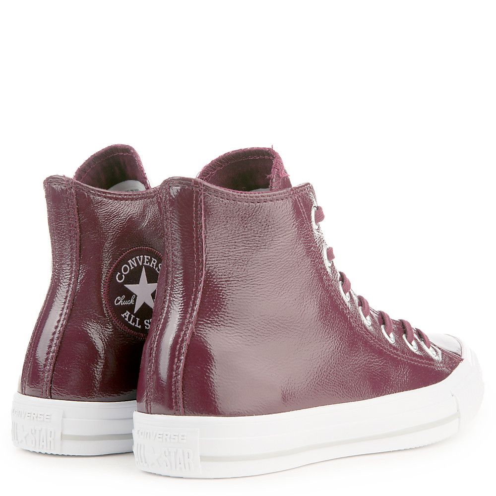 Chuck Taylor All Star Crinkled Hi Sneaker dark sangria/dark sangria 4 Chuck Taylor All Star Crinkled Hi Sneaker dark sangria/dark sangria