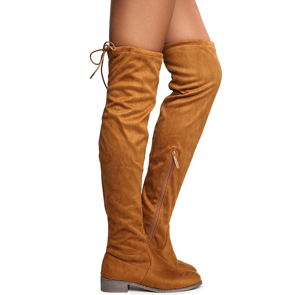 Olympia-14 Knee-High Boot Camel