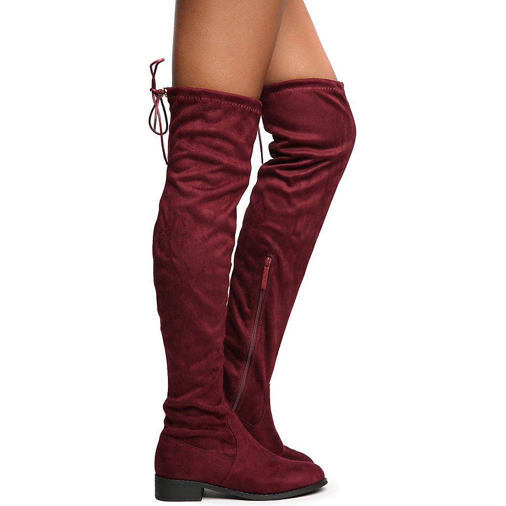 Olympia-14 Knee-High Boot Wine