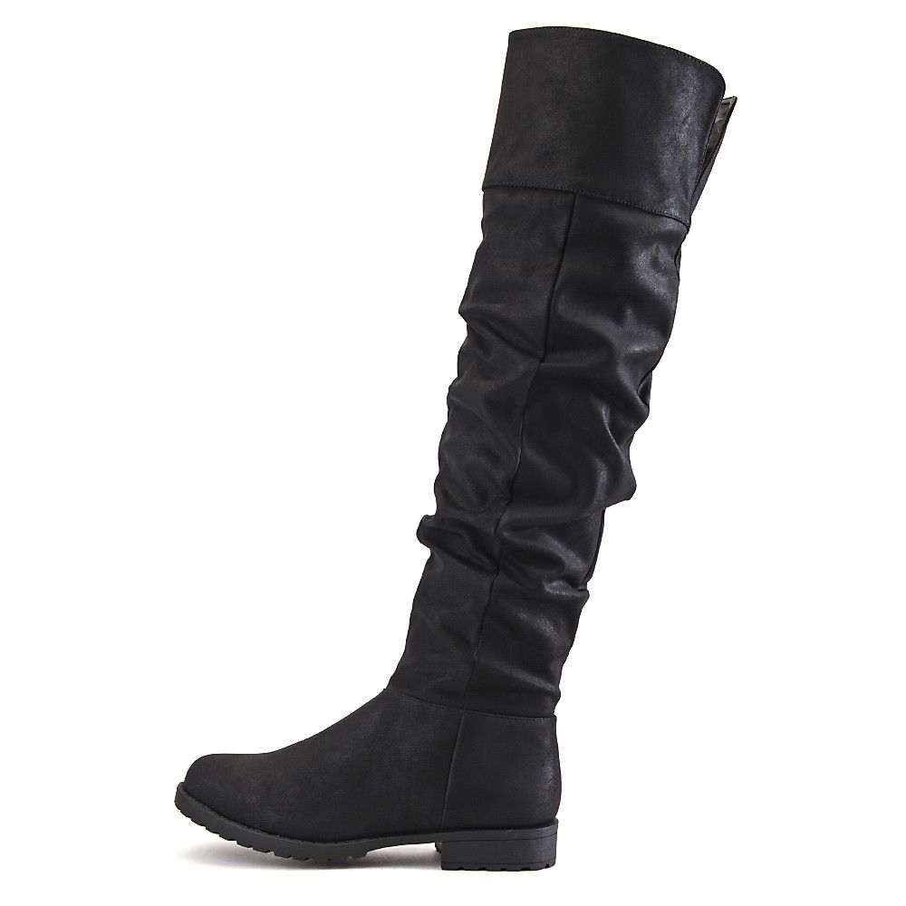Monterey-06 Low-Heel Boot Black