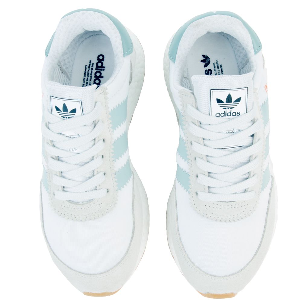 adidas Iniki Women's Off-White Sneakers FTWWHT/TACGRN/GUM3 6 adidas Iniki Women's Off-White Sneakers FTWWHT/TACGRN/GUM3