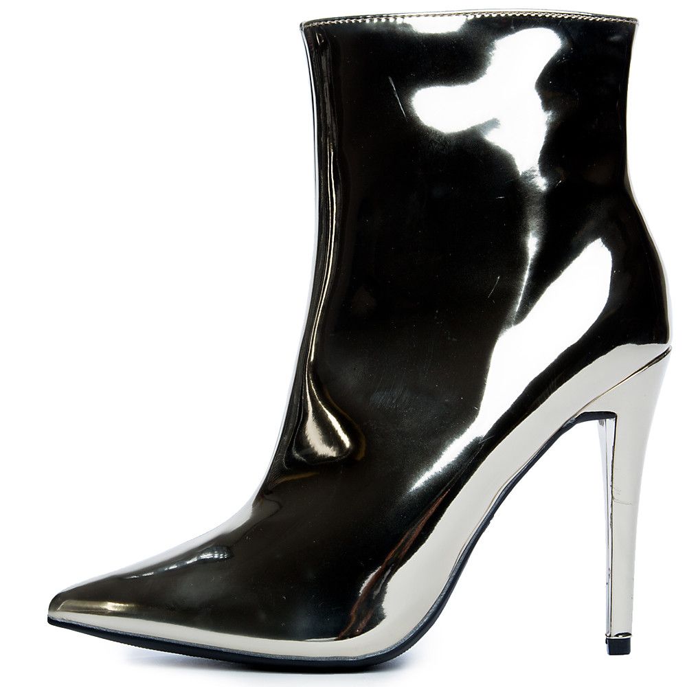 Dedicate-44S High Heel Bootie Gold