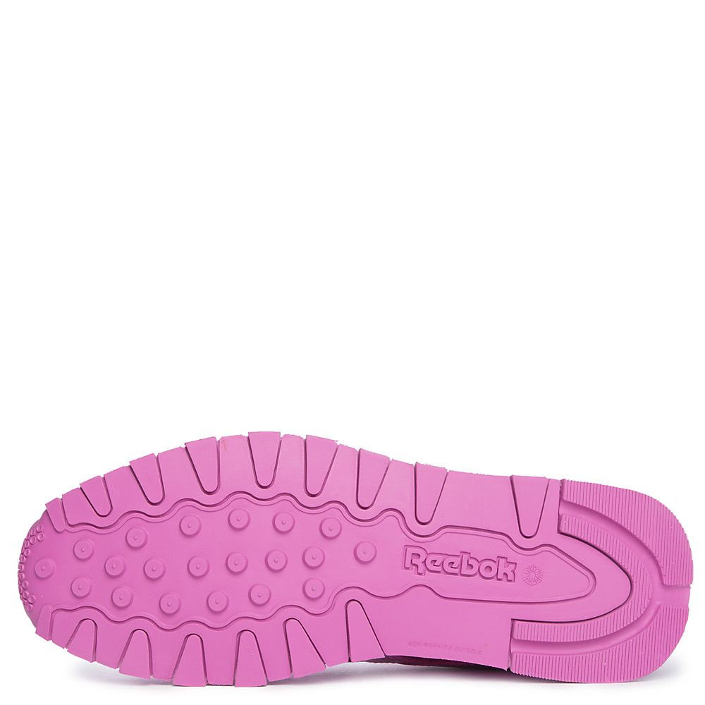 Juniors Classic Leather Metallic Sneaker CHARGED PINK/WHITE 5 Juniors Classic Leather Metallic Sneaker CHARGED PINK/WHITE