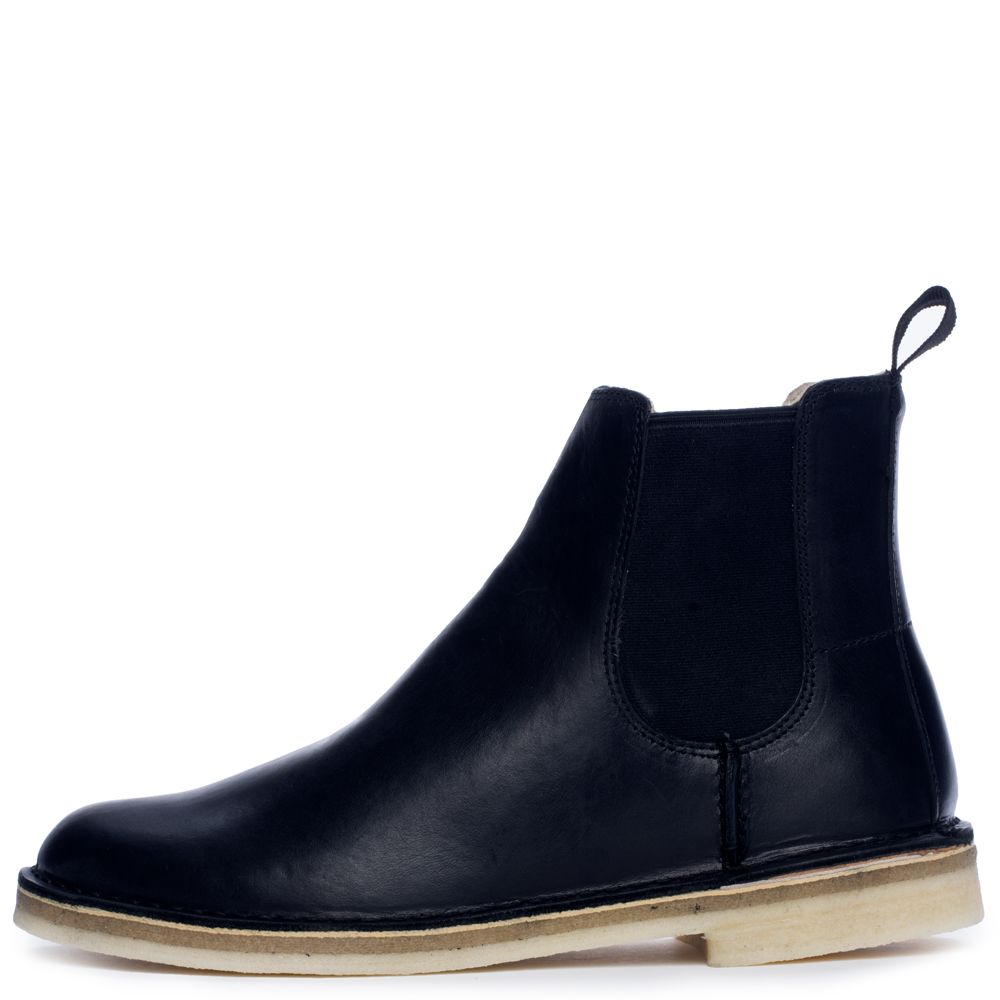 Men's Desert Peak Boot BLACK LEATHER