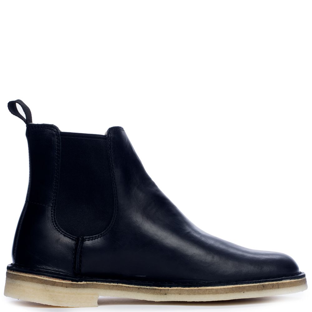 Men's Desert Peak Boot BLACK LEATHER