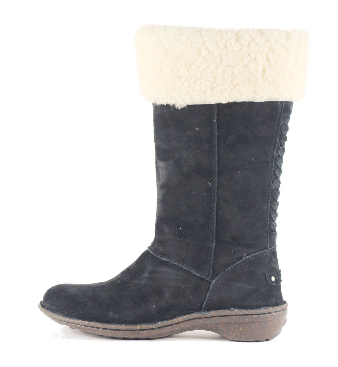 UGG Australia Karyn Black Cuff Sheepskin Boot Black