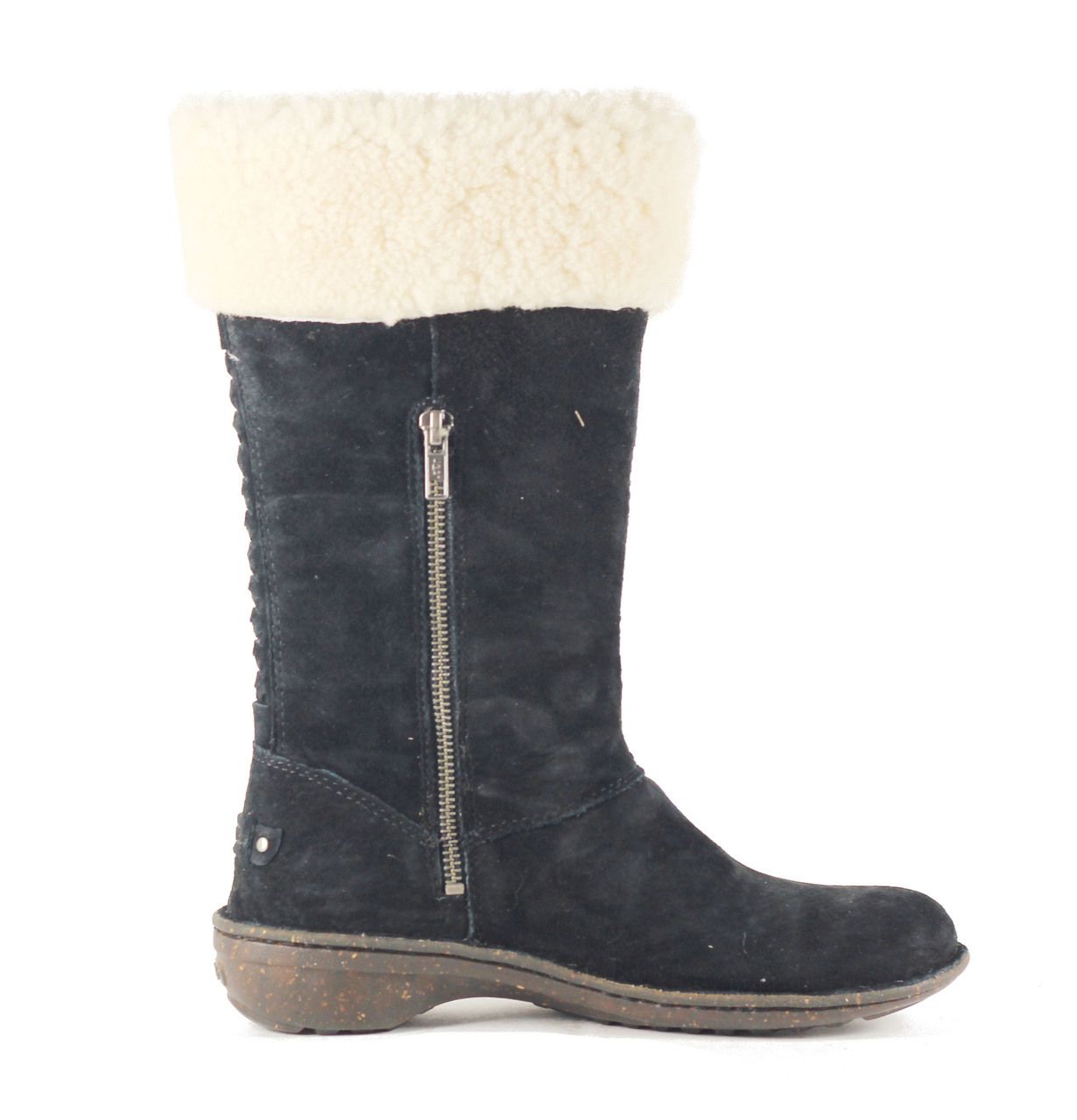 UGG Australia Karyn Black Cuff Sheepskin Boot Black