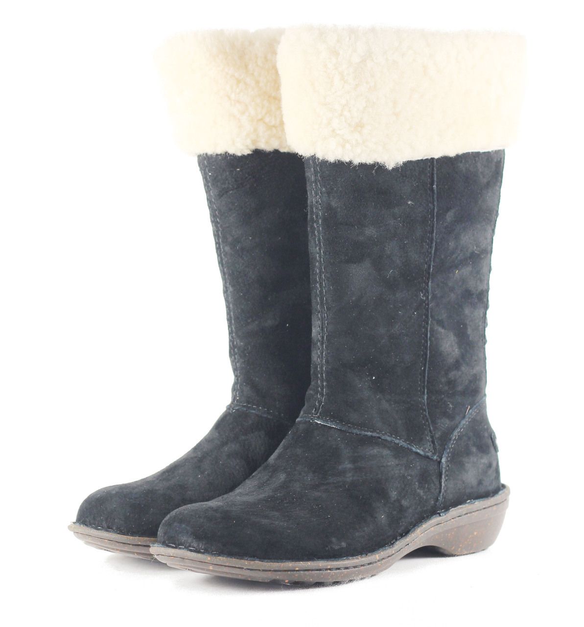 UGG Australia Karyn Black Cuff Sheepskin Boot Black 3 UGG Australia Karyn Black Cuff Sheepskin Boot Black