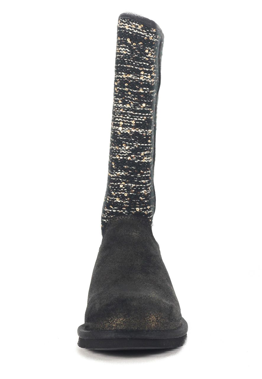 UGG Australia Camaya Knit Suede Black Boot Black 3 UGG Australia Camaya Knit Suede Black Boot Black