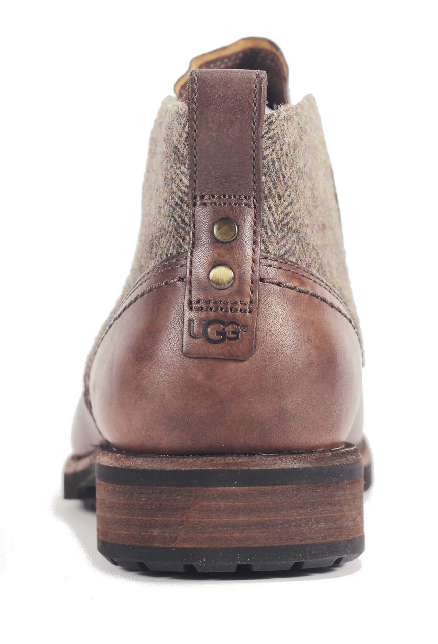 UGG Australia Brompton Tweed Grizzly Boot DARK BROWN 4 UGG Australia Brompton Tweed Grizzly Boot DARK BROWN